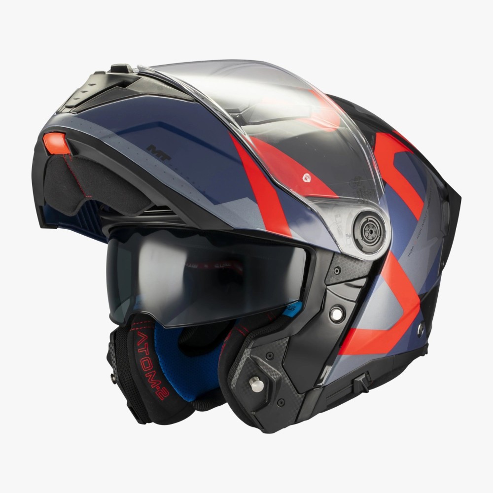 Casco modular MT Atom 2 SV Dexter B15 brillo en tienda Hospitalet