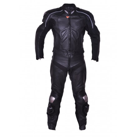 Mono de moto 2 piezas ZX-ONE DB-242 doble titanio color negro