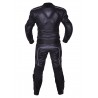 Mono de moto 2 piezas ZX-ONE DB-242 doble titanio color negro