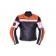 Chaqueta de cuero Redbat Reko BC-298 color naranja