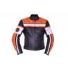 Chaqueta de cuero Redbat Reko BC-298 color naranja