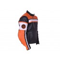 Chaqueta de cuero Redbat Reko BC-298 color naranja