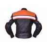 Chaqueta de cuero Redbat Reko BC-298 color naranja