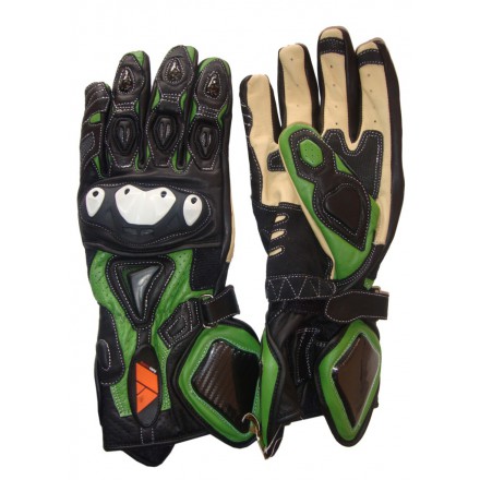 Guantes racing REKO color verde DB-325