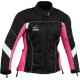 Chaqueta cordura mujer Goyamoto GM-105 color negro-rosa