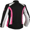 Chaqueta cordura mujer Goyamoto GM-121 color negro-rosa