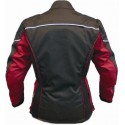 Chaqueta cordura mujer Goyamoto GM-105 color negro-granate