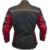 Chaqueta cordura mujer Goyamoto GM-105 color negro-granate
