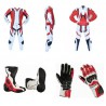 Pack moto 2 piezas Redbat Reko Rojo DB-2020