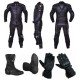 Pack moto 2 piezas Redbat Reko Negro DB-2420