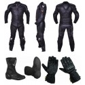 Pack moto 2 piezas Redbat Reko Negro DB-2420