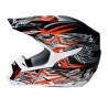 Casco Shiro cross SH-305 Crossover rojo
