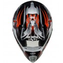 Casco Shiro cross SH-305 Crossover rojo