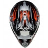Casco Shiro cross SH-305 Crossover rojo