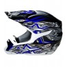 Casco Shiro cross SH-305 Crossover azul
