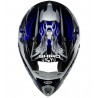Casco Shiro cross SH-305 Crossover azul