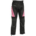 Pantalón de cordura mujer Goyamoto GM-141 color negro-rosa