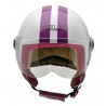 Casco Helix Vintage II CWP blanco-rosa