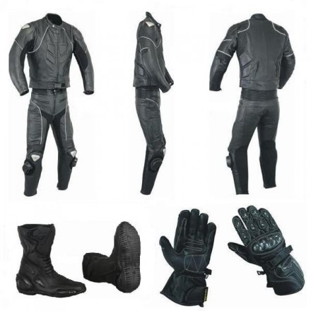Pack moto 2 piezas Goyamoto Negro GM-614 sin joroba