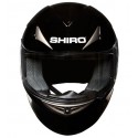 Casco Shiro SH-712 Monocolor Negro Mate
