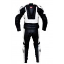 Mono de moto 2 piezas Redbat DB-692 blanco-negro