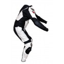 Mono de moto 2 piezas Redbat DB-692 blanco-negro