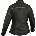 Chaqueta cordura mujer Goyamoto GM-105 color negro