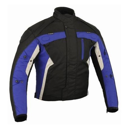 Chaqueta cordura Goyamoto GM-109 color azul-negro
