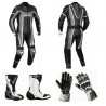 Pack moto racing Goyamoto Gris GM-624