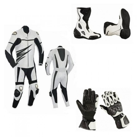 Pack moto racing Goyamoto Blanco GM-680