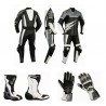 Pack moto racing Goyamoto Gris GM-684