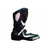 Bota Piel racing MC-390 color negro-blanco
