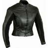 Chaqueta de cuero mujer Goyamoto GM-178 negra