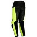 Pantalón de cuero Goyamoto GM-154 amarillo fluor