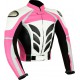 Chaqueta de cuero Goyamoto GM-169 rosa