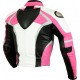 Chaqueta de cuero Goyamoto GM-169 rosa