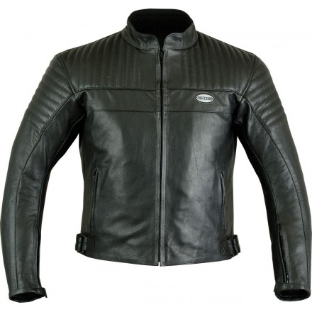 Chaqueta de cuero Goyamoto GM-175 color negro