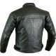 Chaqueta de cuero Goyamoto GM-175 color negro