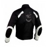 Mono de moto de cordura Goyamoto GM-3036 blanco-negro