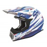 Casco Shiro cross MX-912 Thunder azul