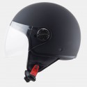 Casco jet MT Street Solid Matt Black
