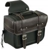 Alforjas de 18 litros GM-274 negro-marrón
