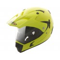 Casco Shiro cross MX-311 Tourism amarillo flúor