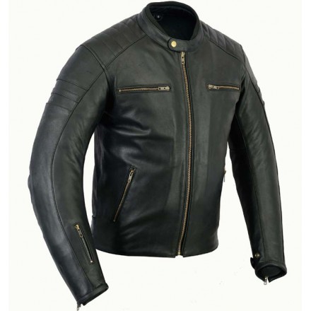 Chaqueta de cuero Bstar BSM-7865 Nevada negra