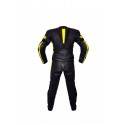 Mono de moto 2 piezas ZX-ONE BC-222 color amarillo flúor