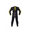 Mono de moto 2 piezas ZX-ONE BC-222 color amarillo flúor