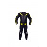 Mono de moto 2 piezas ZX-ONE BC-222 color amarillo flúor