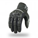 Guantes cuero verano MotardZone EXL negro