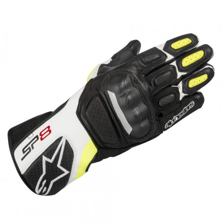 Guantes racing Alpinestars Sp-8 V2 NG/BL/AM FLUO