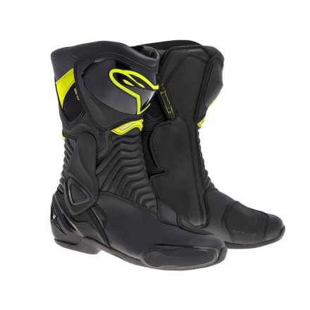 Botas Alpinestars SMX-6 V2 Black-Yellow Fluo